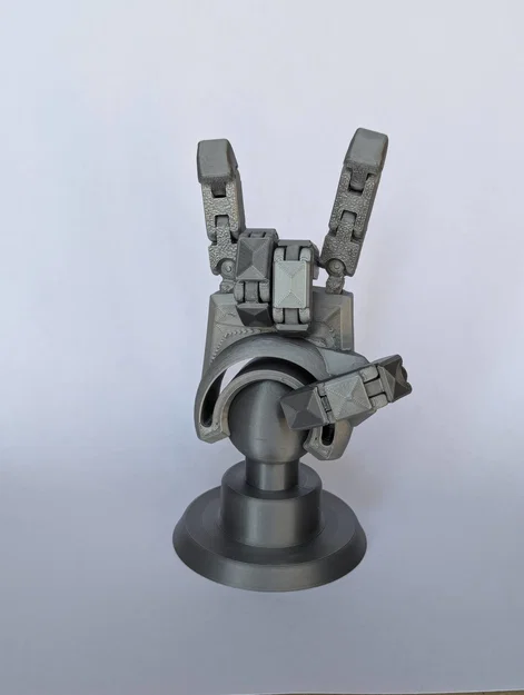Dummy13 500%: Bàn tay robot posable print-in-place kèm chân đế - Image 1