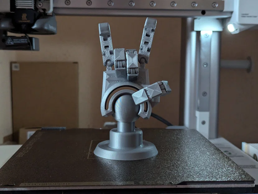 Dummy13 500%: Bàn tay robot posable print-in-place kèm chân đế - Image 4