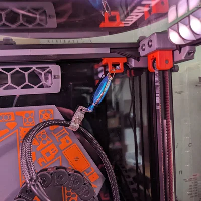 Giá treo móc khóa tự rút cho dây cáp máy in Voron (khung 2020)