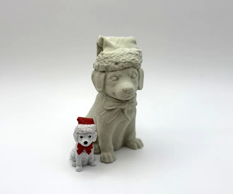 Mô hình 3D chú cún mùa đông (Winter Puppy) trang trí Giáng sinh - Image 1
