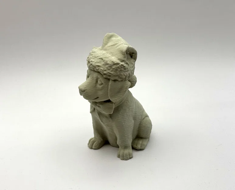 Mô hình 3D chú cún mùa đông (Winter Puppy) trang trí Giáng sinh - Image 4