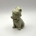 Mô hình 3D chú cún mùa đông (Winter Puppy) trang trí Giáng sinh - Thumbnail 4