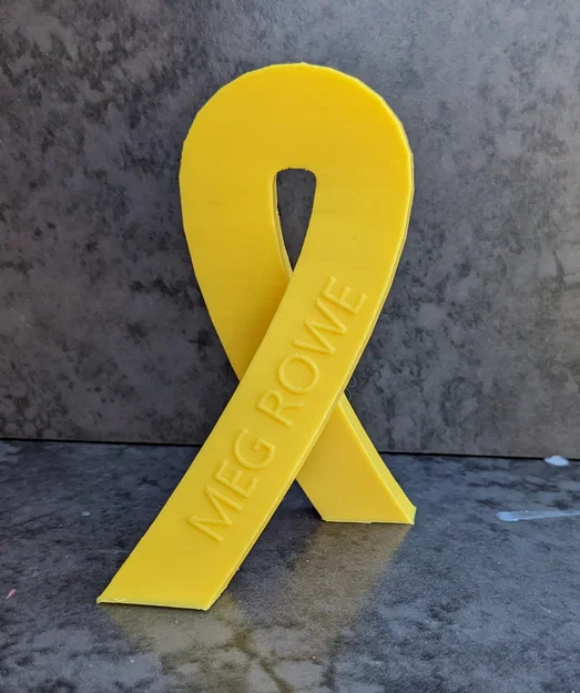 Dải Ruy Băng Ung Thư Dạng Đứng (Standing Cancer Ribbon) - Image 2