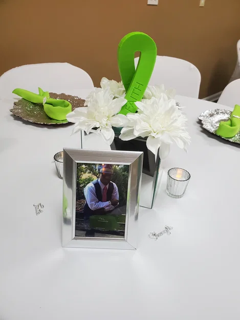 Dải Ruy Băng Ung Thư Dạng Đứng (Standing Cancer Ribbon) - Image 5