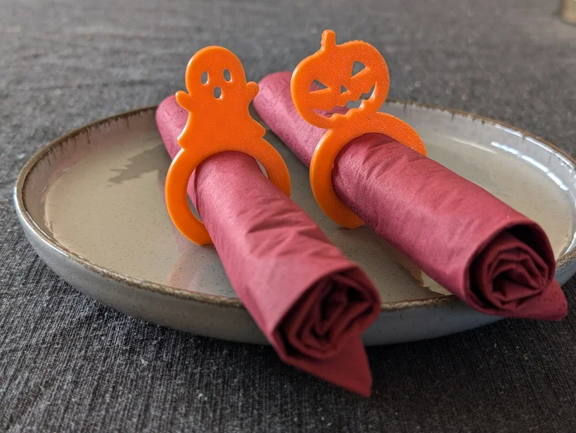 Vòng kẹp khăn ăn trang trí Halloween 3D cực xinh - Image 2