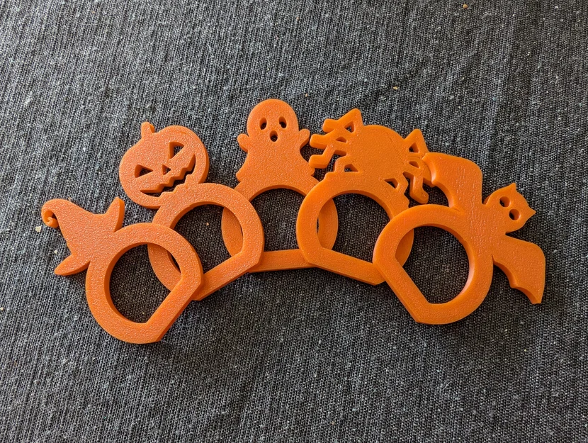 Vòng kẹp khăn ăn trang trí Halloween 3D cực xinh - Image 4