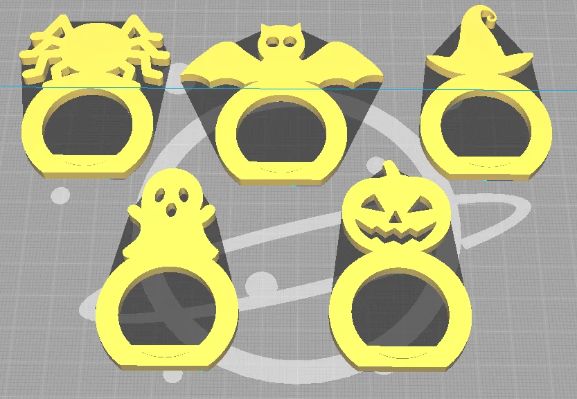 Vòng kẹp khăn ăn trang trí Halloween 3D cực xinh - Image 5