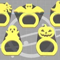Vòng kẹp khăn ăn trang trí Halloween 3D cực xinh - Thumbnail 5