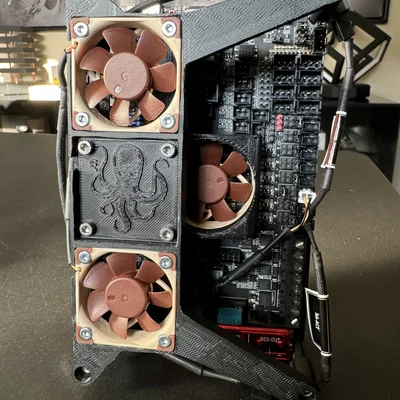 Octopus Pro DIN Rail Fan Mount (Giá đỡ quạt gắn DIN Rail)