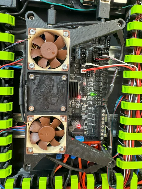 Octopus Pro DIN Rail Fan Mount (Giá đỡ quạt gắn DIN Rail) - Image 8