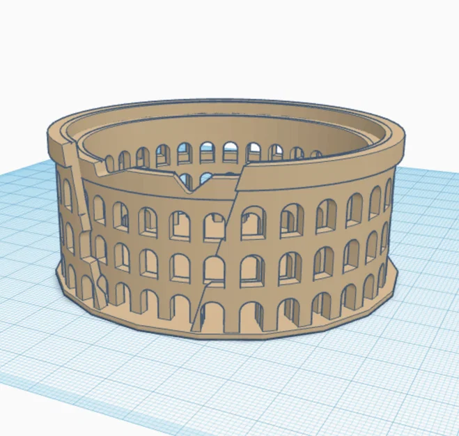 Mô hình 3D Đấu trường La Mã (The Roman Colosseum) tuyệt đẹp - Image 1