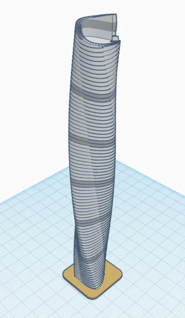 Mô hình in 3D tòa tháp Shanghai Tower (Tháp Thượng Hải) siêu đẹp - Image 1