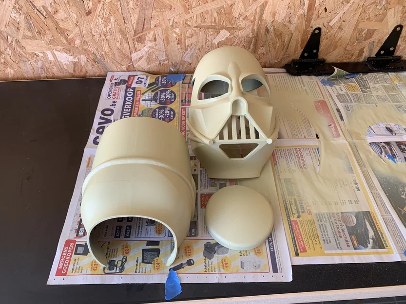 Nón Bảo Hộ Darth Vader Đeo Được (Wearable Darth Vader Helmet) - Image 5