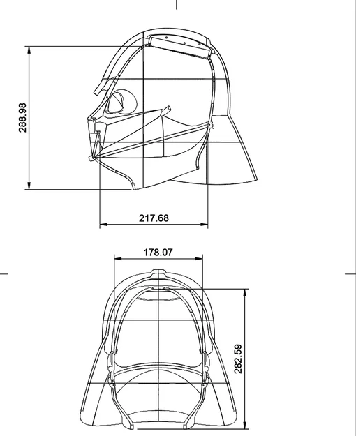 Nón Bảo Hộ Darth Vader Đeo Được (Wearable Darth Vader Helmet) - Image 10