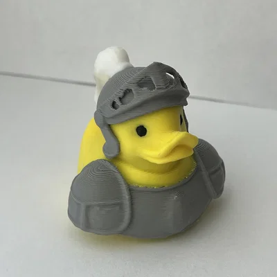 Mô hình chú vịt hiệp sĩ 3D (Knight Duck) độc đáo đa sắc màu