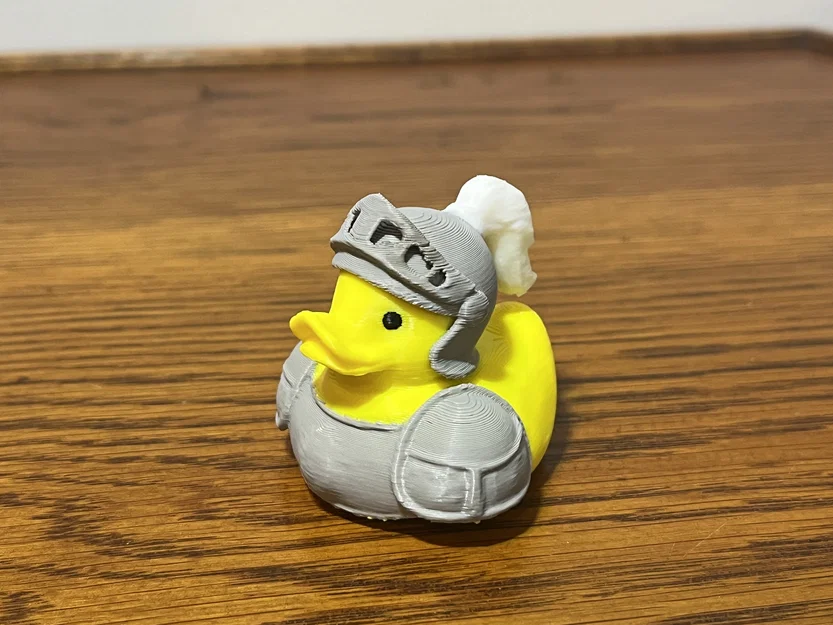 Mô hình chú vịt hiệp sĩ 3D (Knight Duck) độc đáo đa sắc màu - Image 2