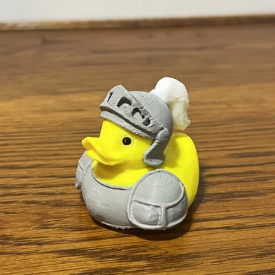 Mô hình chú vịt hiệp sĩ 3D (Knight Duck) độc đáo đa sắc màu