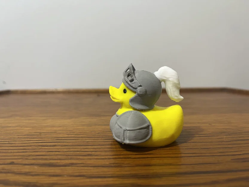 Mô hình chú vịt hiệp sĩ 3D (Knight Duck) độc đáo đa sắc màu - Image 4