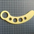 Banana Fidget Karambit - Mô hình 3D đồ chơi xoay tay độc đáo - Thumbnail 2