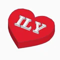 Móc khóa trái tim I Love You - Món quà 3D đầy ý nghĩa cho người thương - Thumbnail 2