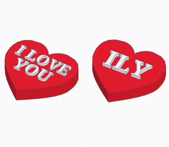 Móc khóa trái tim I Love You - Món quà 3D đầy ý nghĩa cho người thương - Image 3