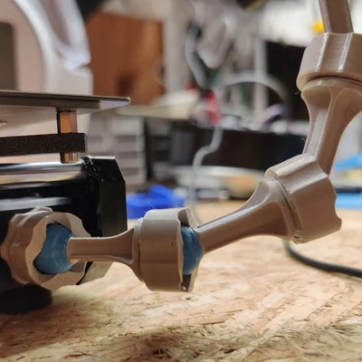 Ngàm giữ điện thoại khớp cầu chỉnh/khóa cho camera Prusa Connect