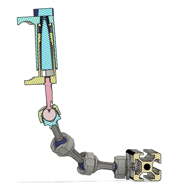 Ngàm giữ điện thoại khớp cầu chỉnh/khóa cho camera Prusa Connect - Image 10