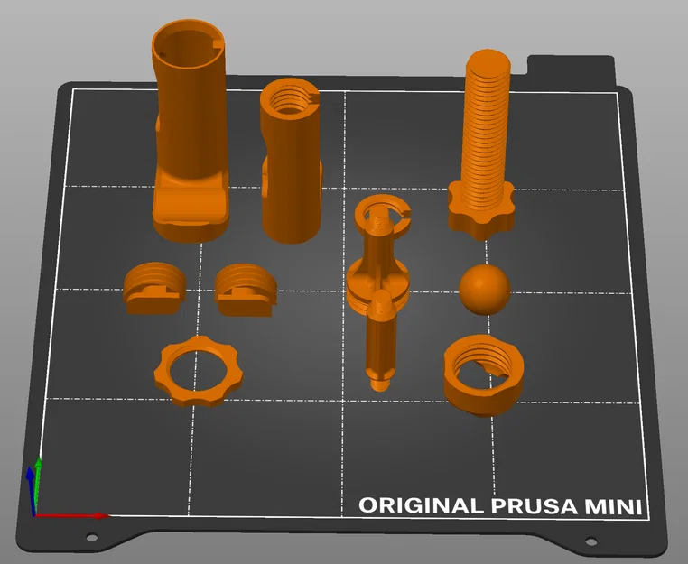 Ngàm giữ điện thoại khớp cầu chỉnh/khóa cho camera Prusa Connect - Image 12