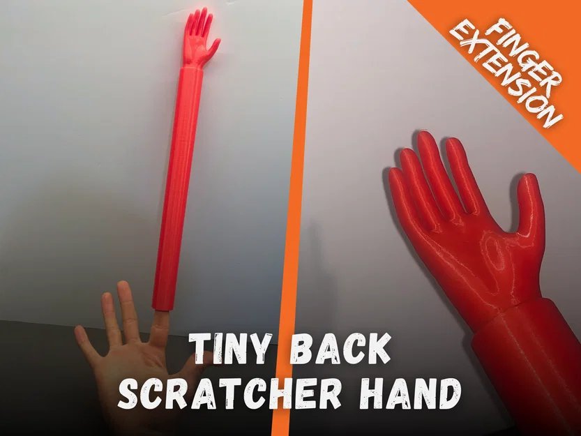 Bàn tay gãi lưng tí hon – Nối ngón siêu dài (Tiny Back Scratcher Hand) - Image 1