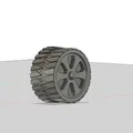 Bánh xe địa hình in 3D cho robot và mô hình DIY - Thumbnail 1