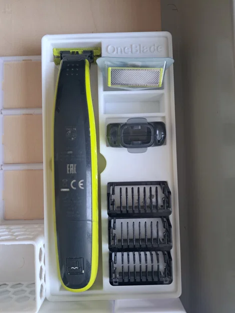 Gridfinity OneBlade Flat – Khay phẳng đựng Philips OneBlade - Image 1