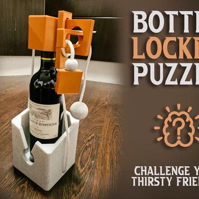 Puzzle khóa chai (Bottle locker puzzle)