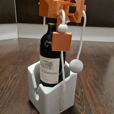 Puzzle khóa chai (Bottle locker puzzle)