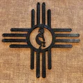 Kokopelli Zia (Nghệ thuật New Mexico / Southwestern) - Thumbnail 2