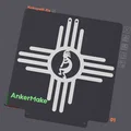 Kokopelli Zia (Nghệ thuật New Mexico / Southwestern) - Thumbnail 4