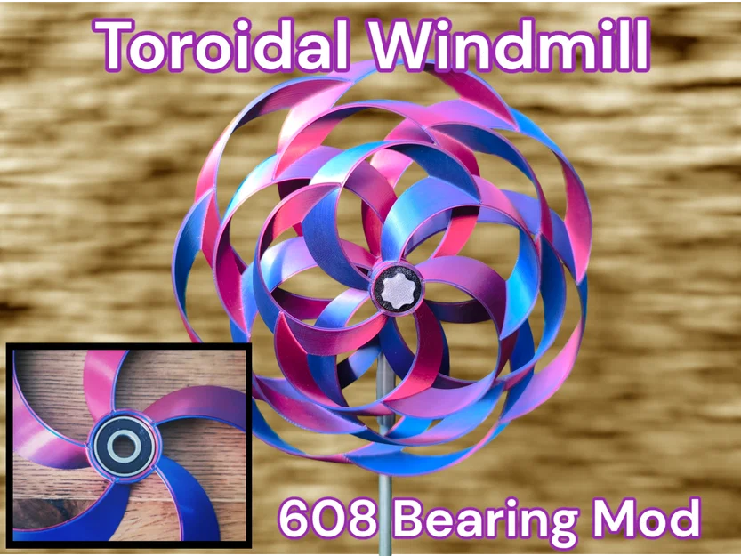 Toroidal Windmill 608 Bearing Mod – Bản mod bearing 608 quay siêu mượt - Image 1