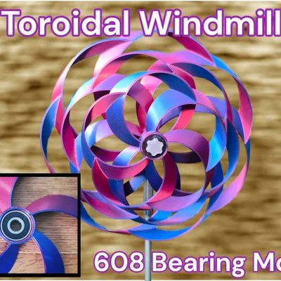 Toroidal Windmill 608 Bearing Mod – Bản mod bearing 608 quay siêu mượt