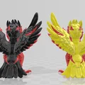 Fiery Phoenix - Single Extruder - Dual Colour (Phượng hoàng rực lửa 2 màu) - Thumbnail 2