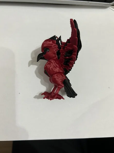 Fiery Phoenix - Single Extruder - Dual Colour (Phượng hoàng rực lửa 2 màu) - Image 5