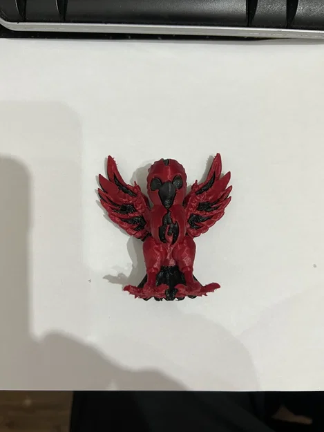 Fiery Phoenix - Single Extruder - Dual Colour (Phượng hoàng rực lửa 2 màu) - Image 6