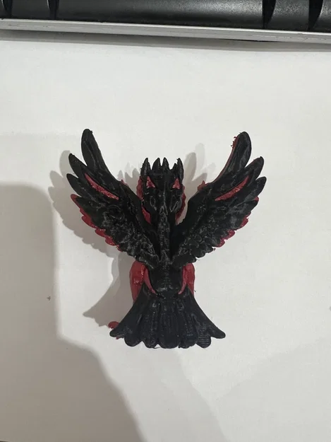 Fiery Phoenix - Single Extruder - Dual Colour (Phượng hoàng rực lửa 2 màu) - Image 7