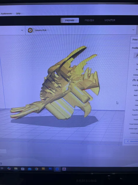 Fiery Phoenix - Single Extruder - Dual Colour (Phượng hoàng rực lửa 2 màu) - Image 8