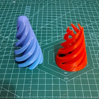 Đồ chơi Spiral Fidget Passthrough (2 mảnh xoắn lồng khít)