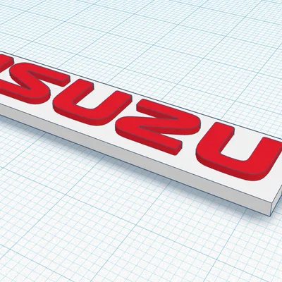 Móc khóa Isuzu in 3D - Phụ kiện độc đáo cho tín đồ yêu xe