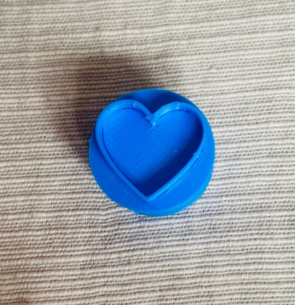 Con dấu hình trái tim (Heart Stamp) in 3D thủ công cực đẹp - Image 1