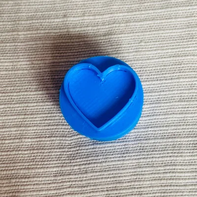 Con dấu hình trái tim (Heart Stamp) in 3D thủ công cực đẹp