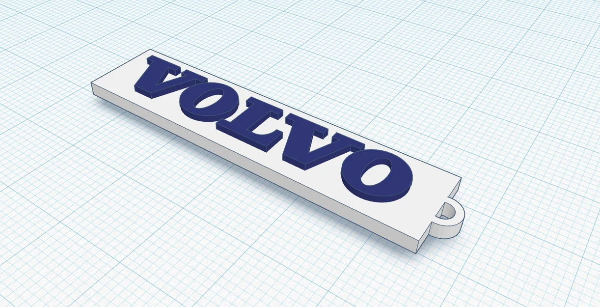 Móc khóa Volvo thiết kế 3D độc đáo cho người yêu xe - Image 1