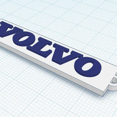 Móc khóa Volvo thiết kế 3D độc đáo cho người yêu xe