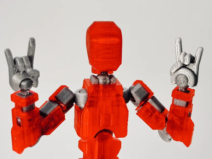 Bộ bàn tay Rock-N-Roll cực chất cho mô hình DUMMY 13 - Image 1