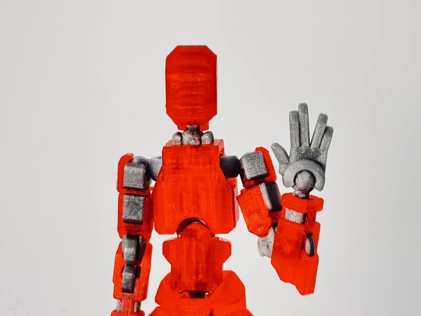 Bàn tay chào kiểu Vulcan cho mô hình DUMMY 13 in 3D - Image 1